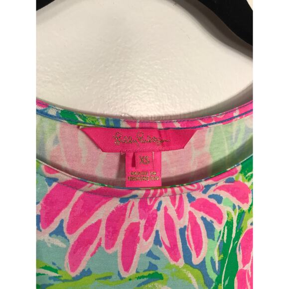 Lilly Pulitzer Kassi Wrap Short Dress Bright Floral XS Spring Summer Vacation - Picture 3 of 12